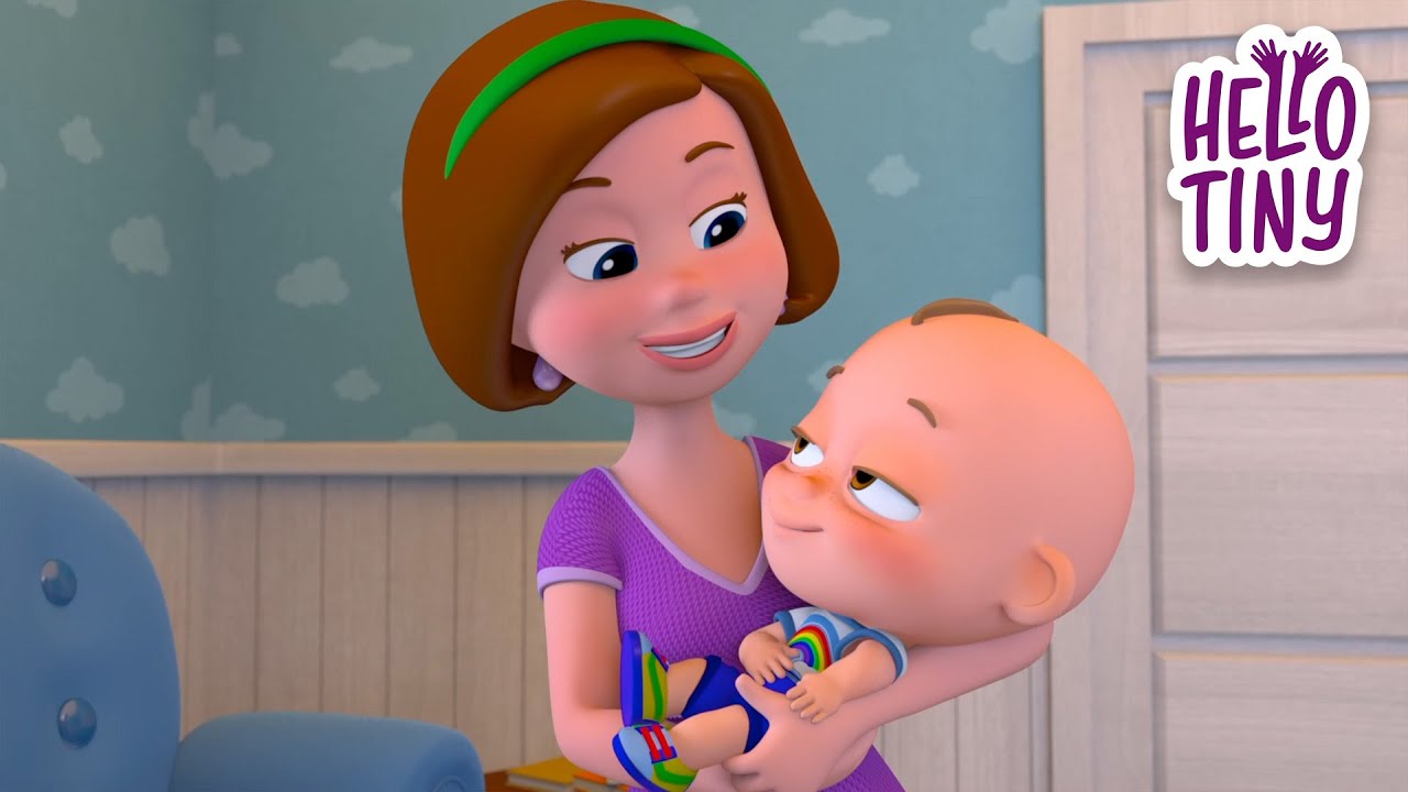 Rock-a-bye baby lullaby | Bedtimes Kids Songs and Nursery Rhymes | Hello Tiny