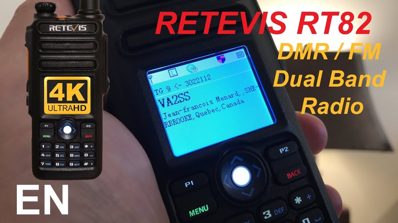 Retevis RT82 Dual Band DMR / Analog (FM) radio review