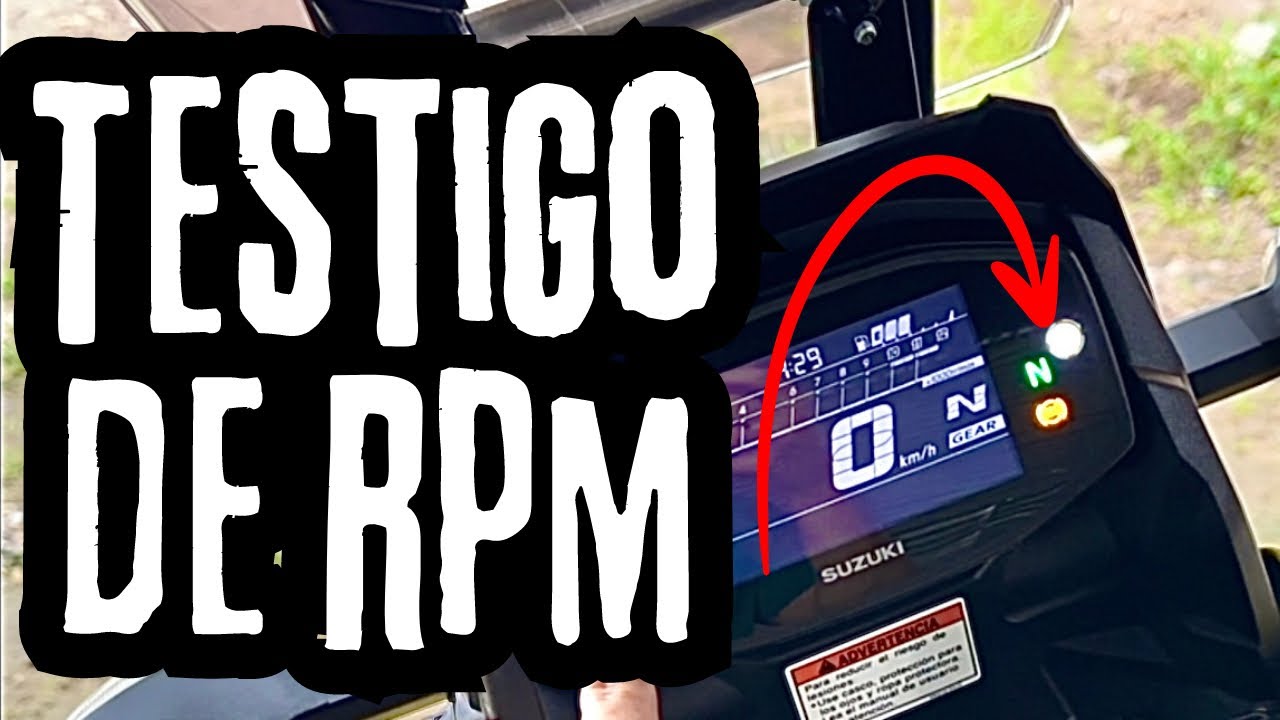 Cómo PROGRAMAR el testigo de RPM de la Suzuki V-strom 250 sx🔥