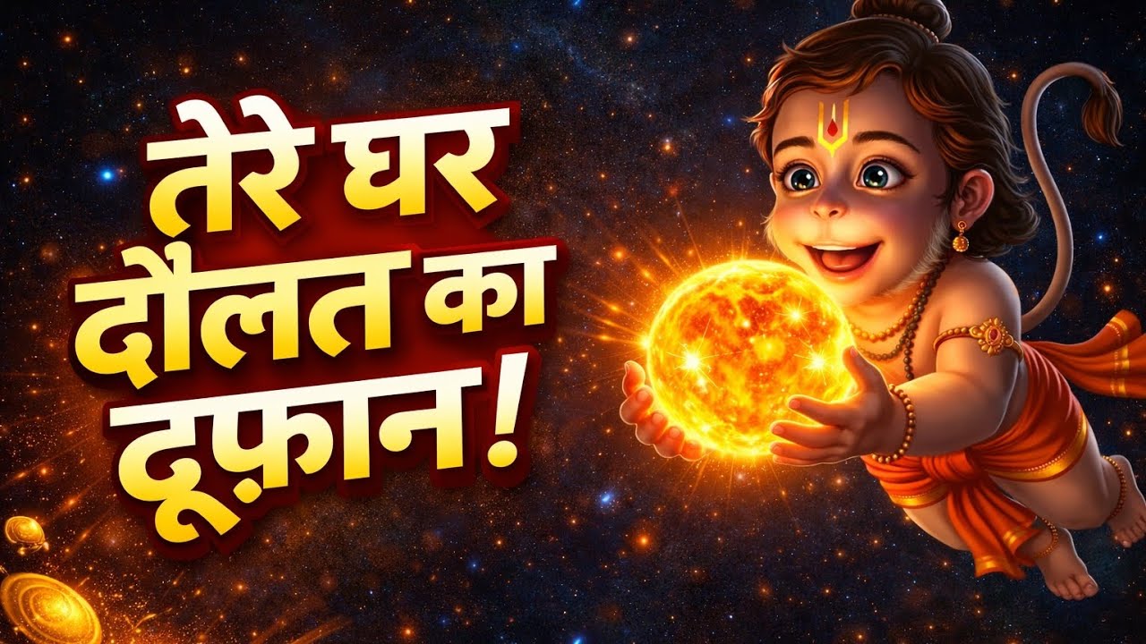 तेरे घर दौलत का तूफ़ान आने वाला है आज का  संदेश ||HANUMANJi ka messages 💌...