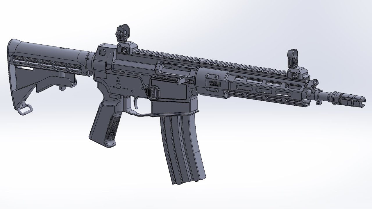 CR42A1 GBB 3D Printed Project by Vietnam Airsoft