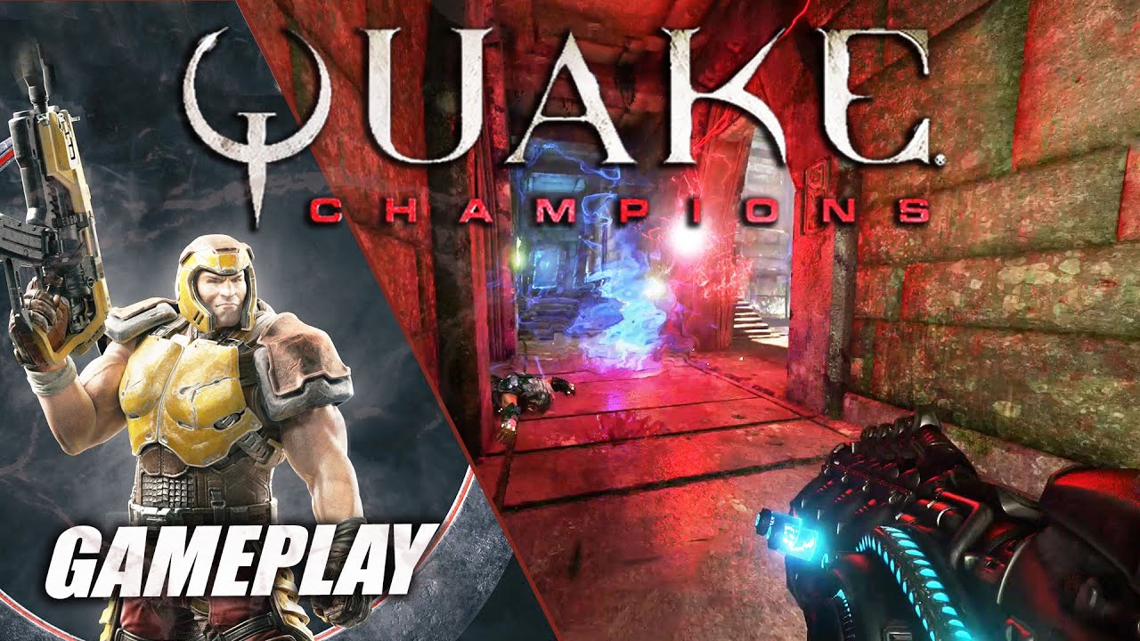 Ranger Reporting from Ruins of Sarnath in Quake Champions Gameplay / No Commentary