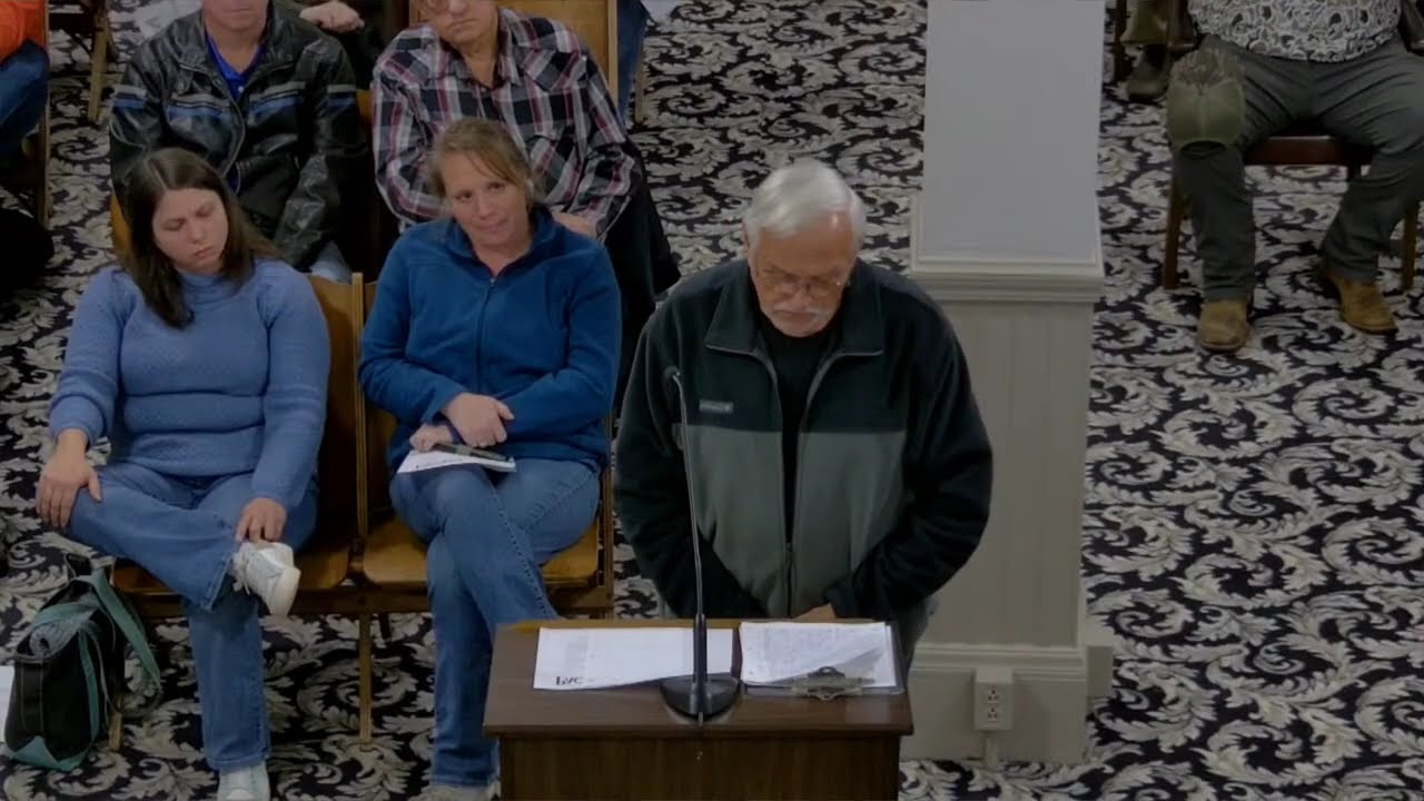 Town Council Meeting & Public Hearing December 4, 2025