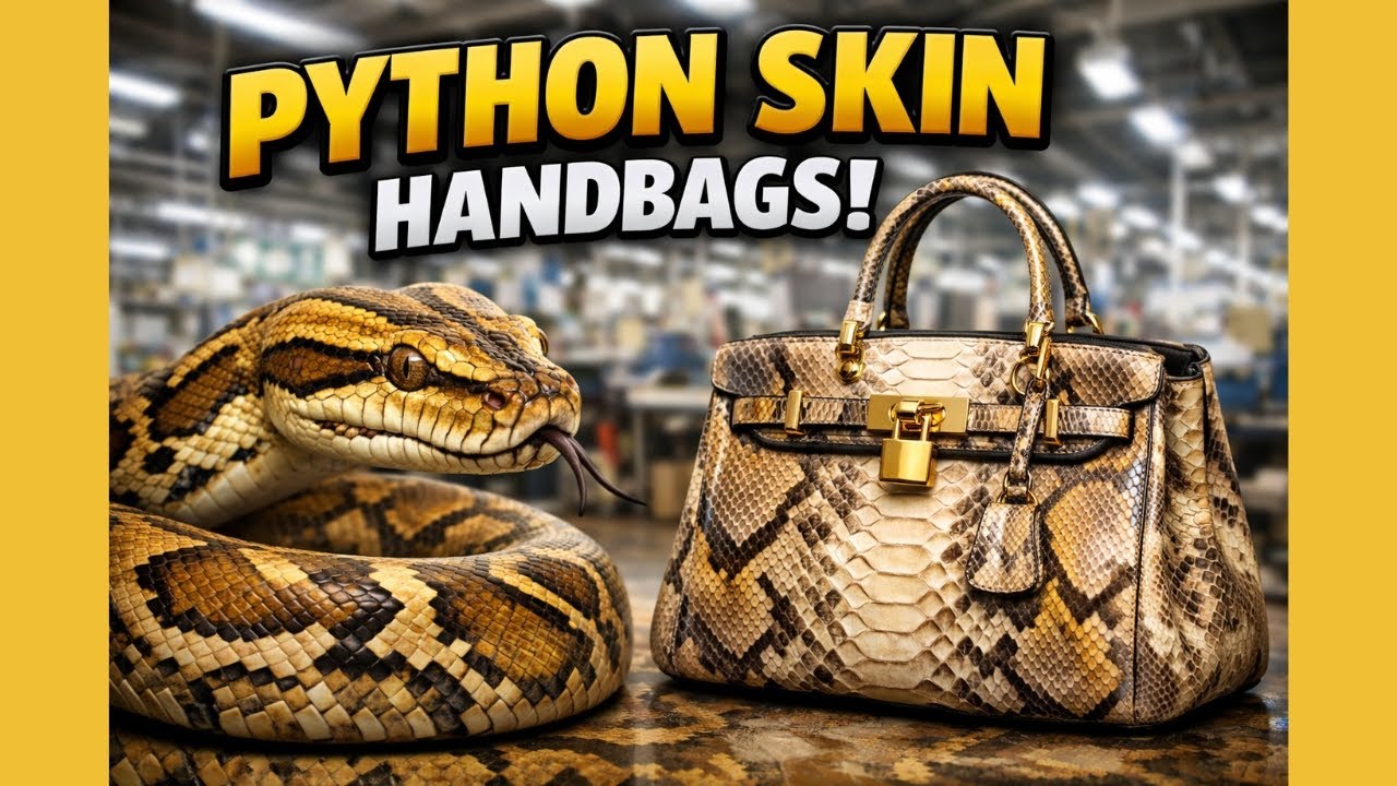 Python Handmade bags vs Factory LEATHER BAGS Which is BEST for Quality and Style