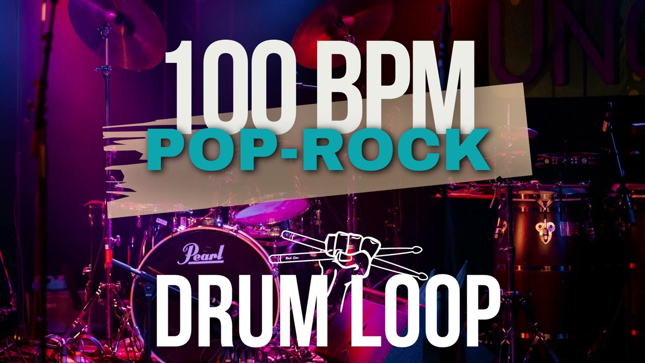 POP ROCK Drum Loop [100 bpm] Beat Groove