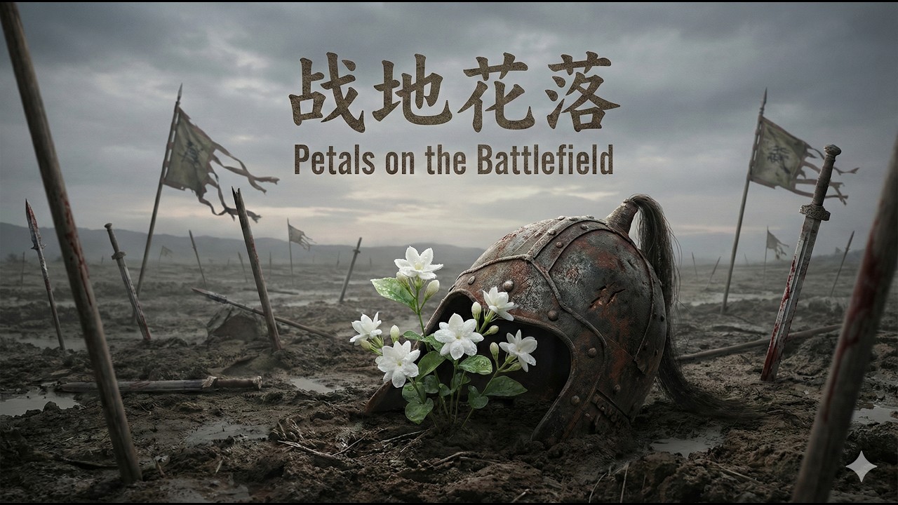 เพลง 战地花落 - Petals on the Battlefield (กลีบดอกไม้บนสนามรบ) | ฟังแล้วซีรีย์จีนลอยมาเลย | เพลงเศร้า