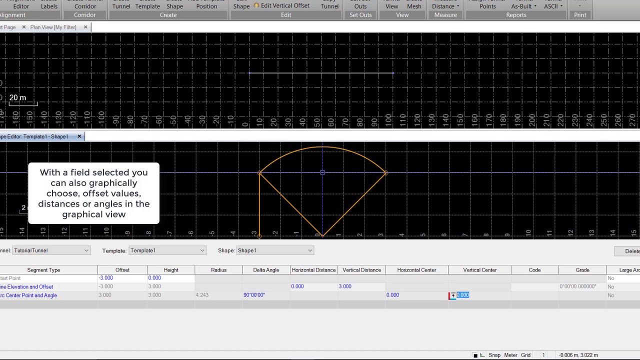 Tunneling - 1.2 - Basic Shape Creation