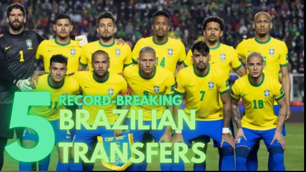 Mind-Blowing Profits: Top 5 Record-Breaking Brazilian Transfers #brasil #footballtransfers #transfer