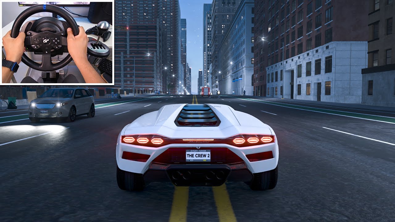 Las Vegas To Chicago - The Crew 2 | Thrustmaster Steering Wheel Gameplay
