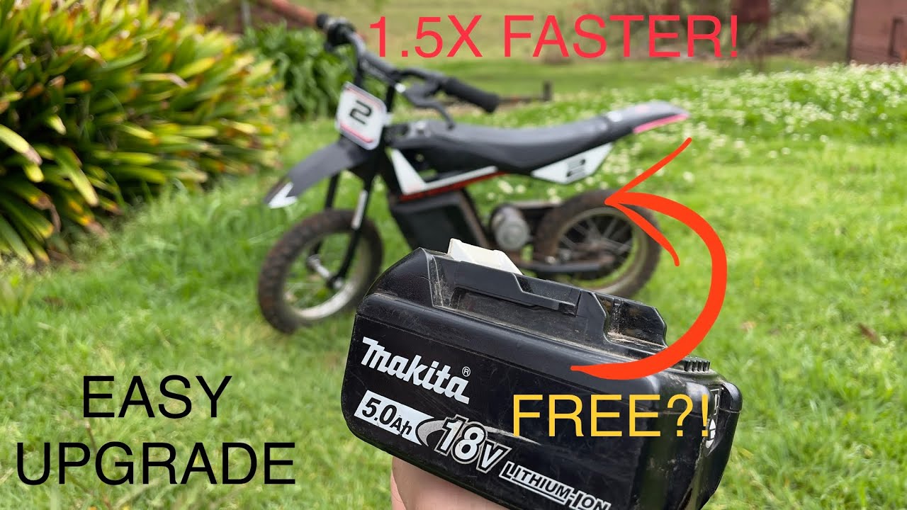 Razor MX125 18 Volt Upgrade