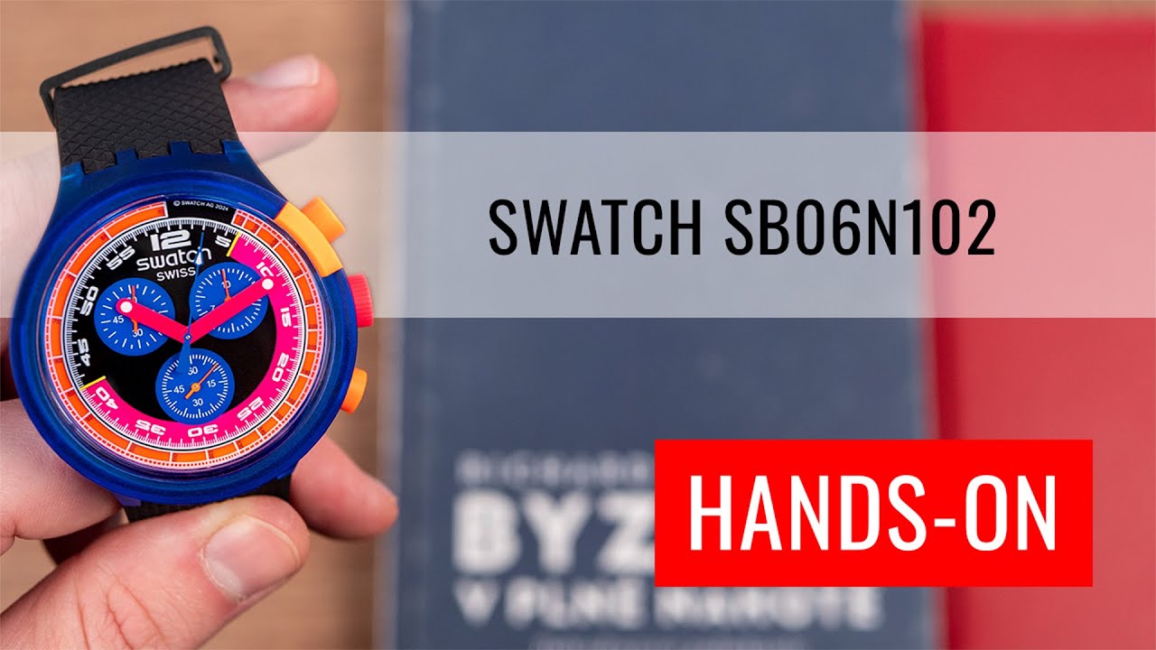 HANDS-ON: Swatch Neon Party To The Max SB06N102