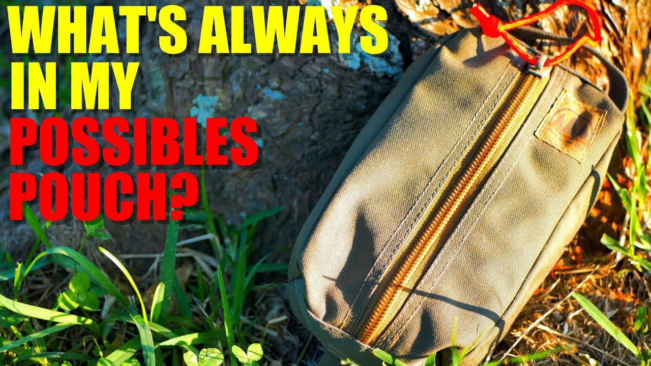 What's ALWAYS in My HIDDEN WOODSMEN Possibles Pouch? - Bushcraft EDC