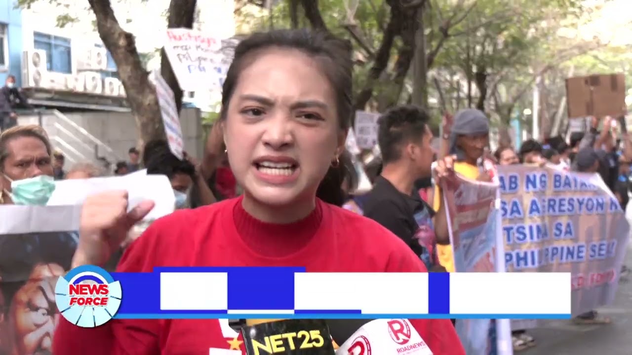 Protesta sa tapat ng Chinese Embassy, bunsod sa pahayag sa WPS | GNN