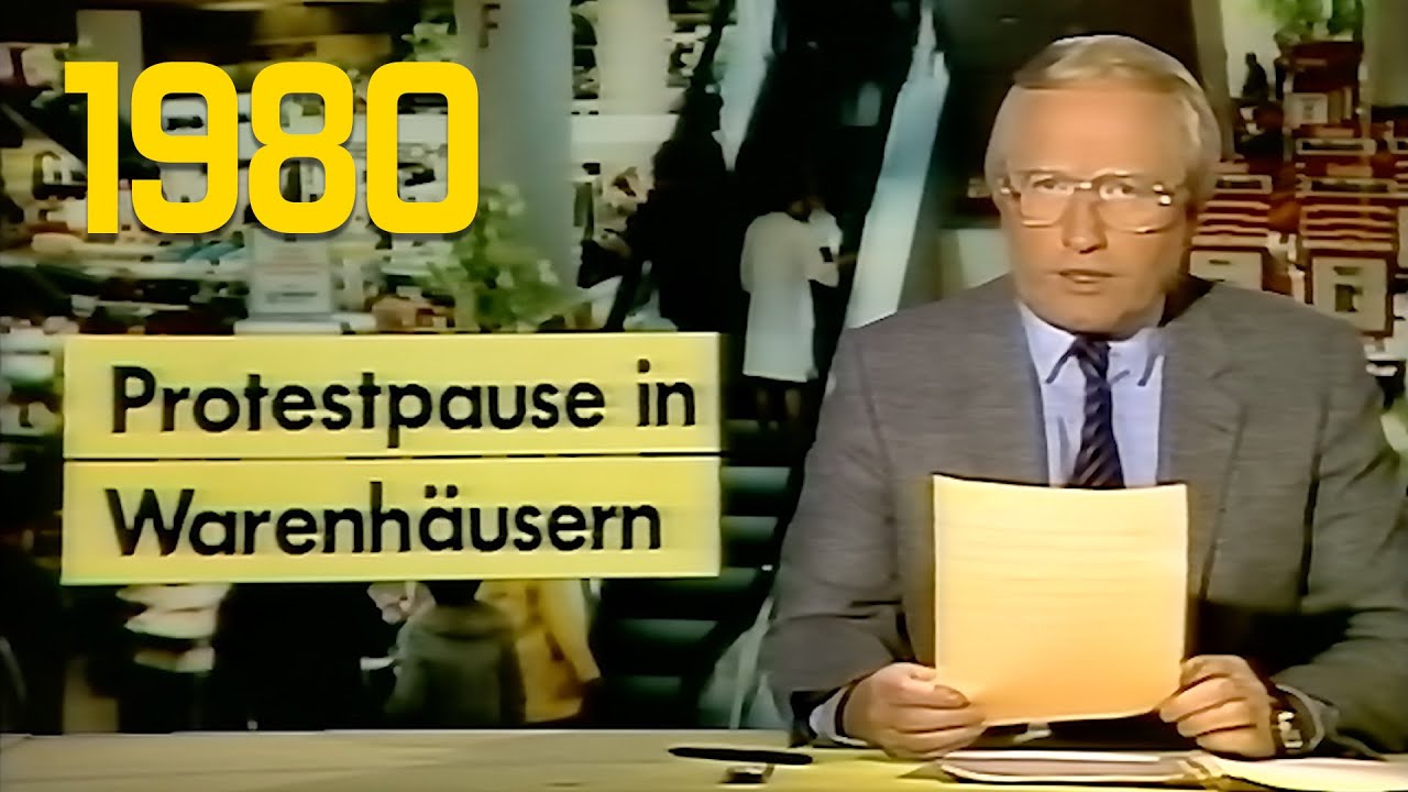 ARD Tagesschau 20:00 Uhr mit Werner Veigel (29.10.1980)