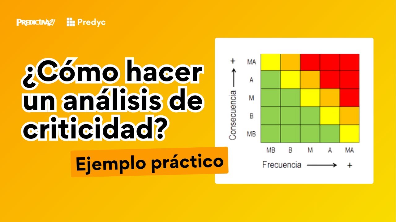 ¿Cómo hacer un análisis de criticidad? Ejemplo práctico