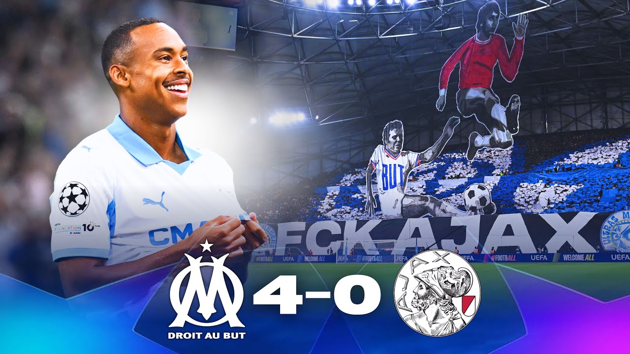 𝐕𝐋𝐎𝐆 OM 4-0 AJAX • Ambiance UNIQUE, doublé FOU de Paixão, Auba’ encore BUTEUR… • HD