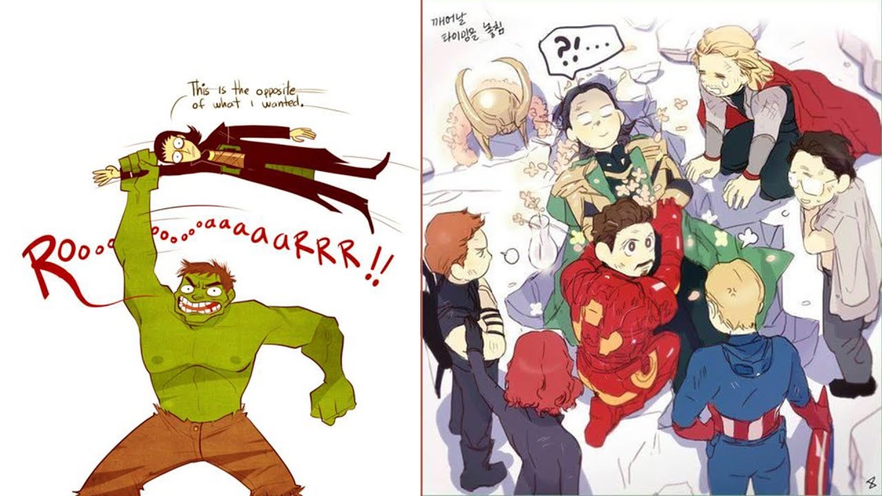 Funny THOR & LOKI Comics | Thorki comics: It Actually Doesn't HURT That Much!!