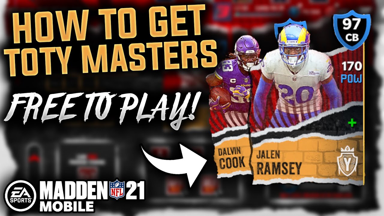 HOW TO GET TEAM OF THE YEAR MASTERS! - Madden Mobile 21