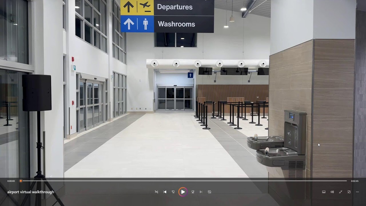 Opening Ceremony of the Clayton J. Lloyd International Airport