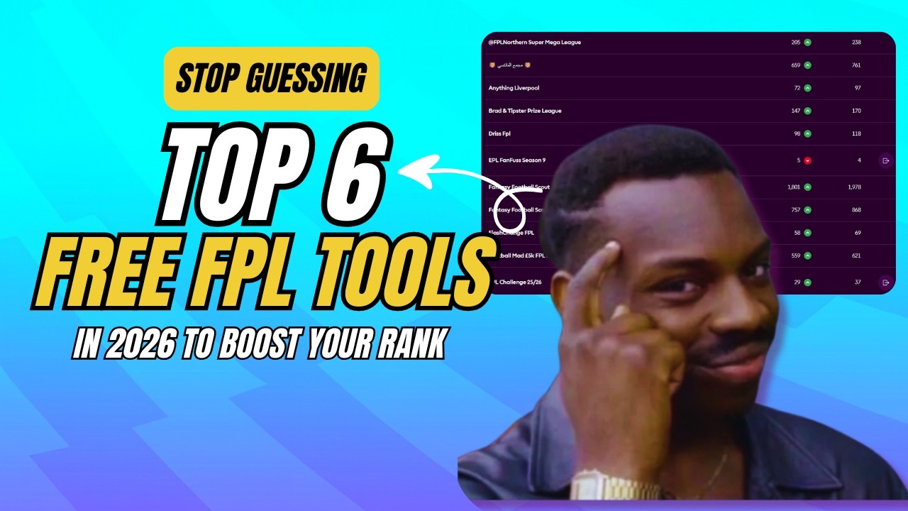 6 FREE FPL Tools Every Serious Manager Should Use (Stop Guessing Transfers)
