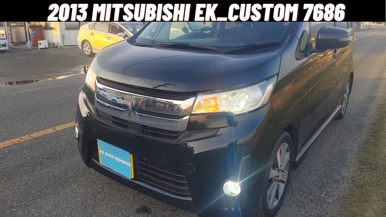 KS AUTO EXPORTS 2013 Mitsubishi ek custom black 7686
