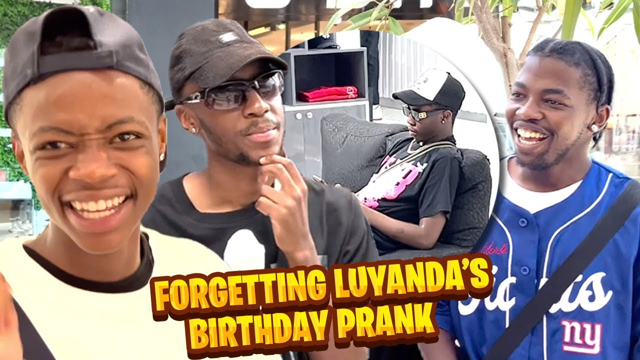WE FORGOT LUYANDA'S BIRTHDAY PRANK (He almost cried) | TheBoyzRSA