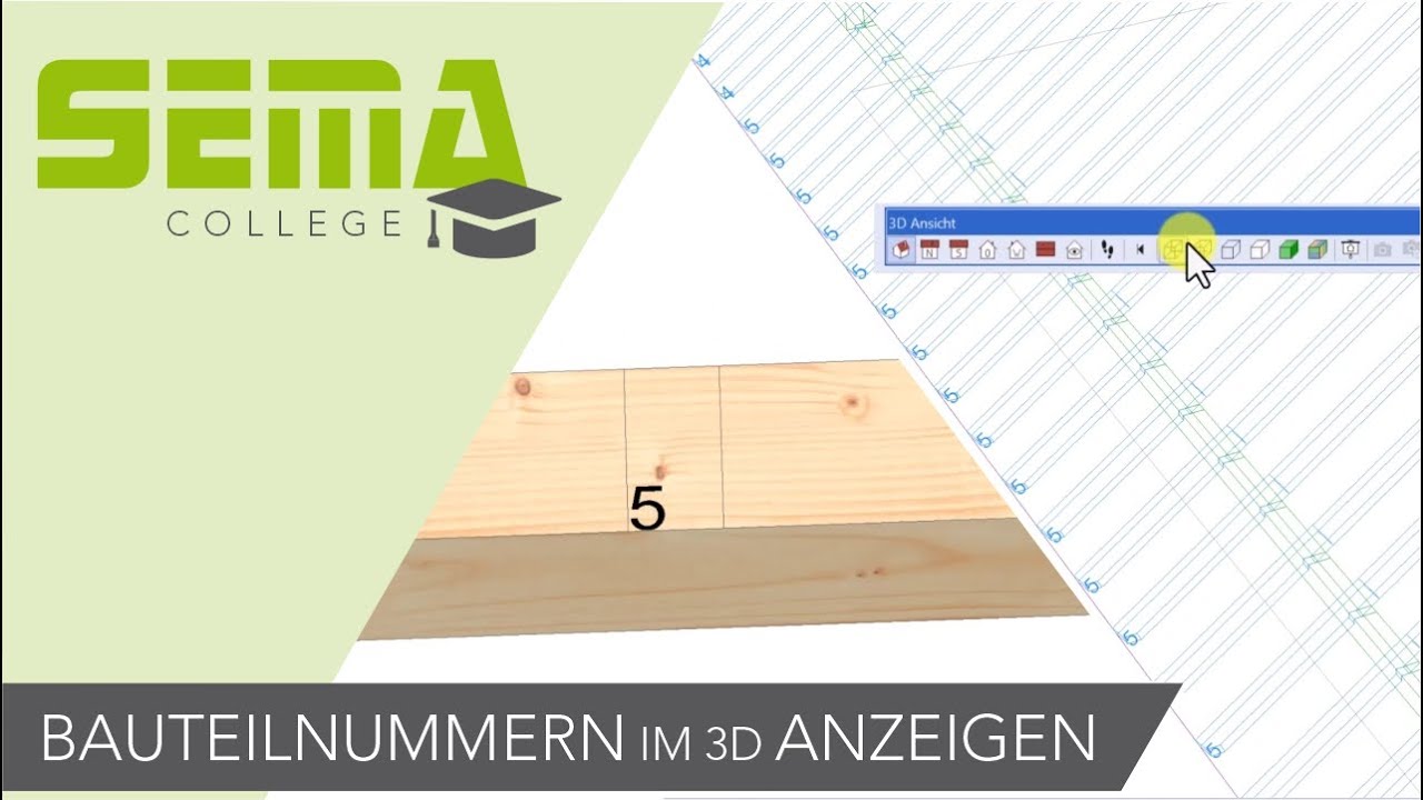Tipps & Tricks: Bauteilnummern im 3D anzeigen lassen