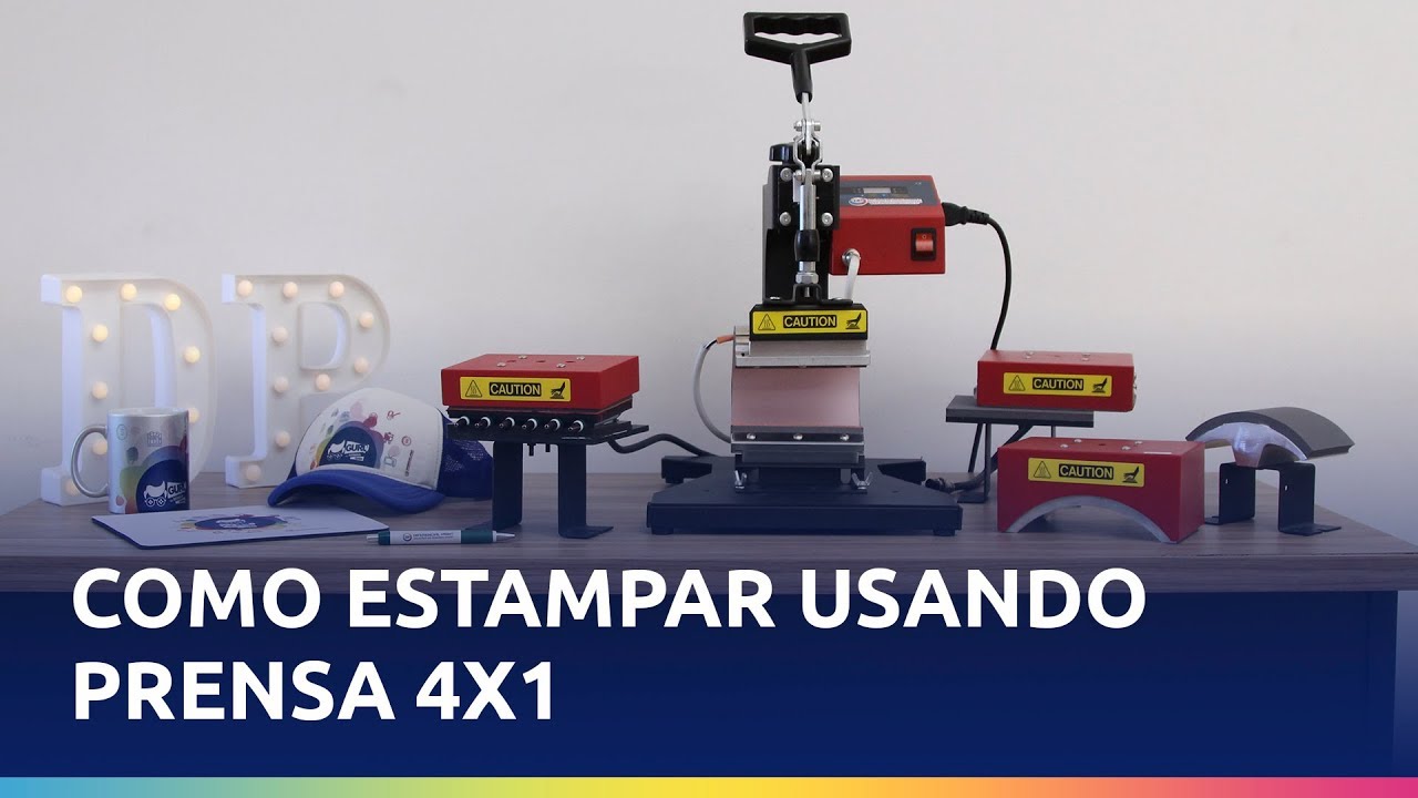 Prensa Térmica 4x1 Para Sublimação