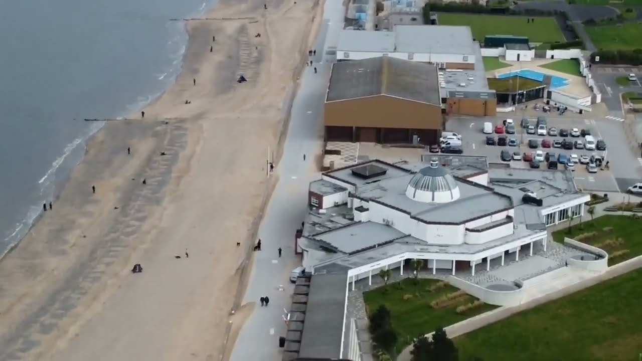 Fleetwood Beach/River Wyre Skyline Drone View #fleetwood #beach #skyline #river #drone #sea #seaside