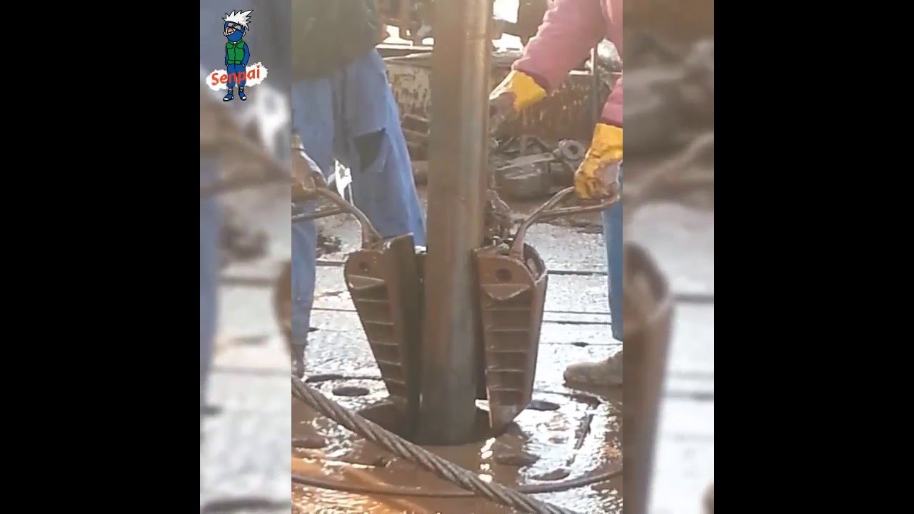 ajout des tiges par elevateur au forage petrolier