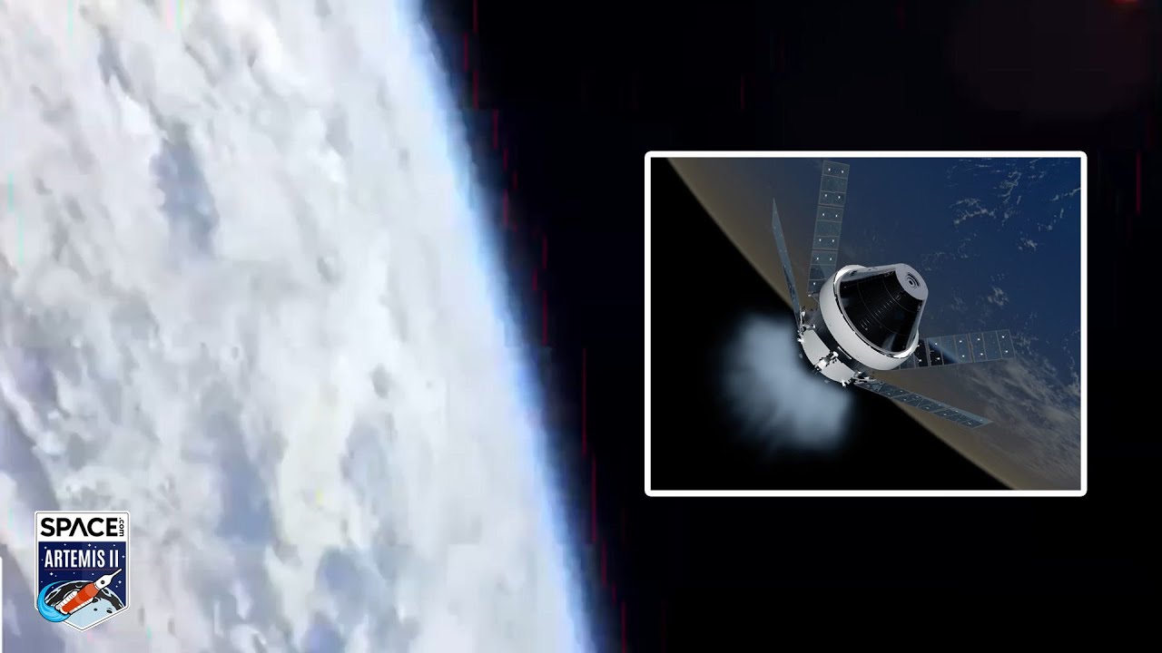 Экипаж космического корабля НАСА &laquo;Артемида-2&raquo; стремительно движется к Луне после включения режима...