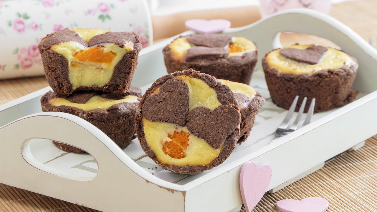 Mini-Zupfkuchen mit Mandarinen zum Valentinstag | einfaches Rezept