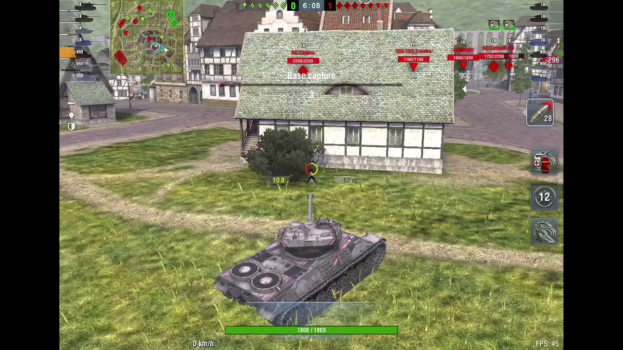 World of tanks blitz Somua SM gameplay #3