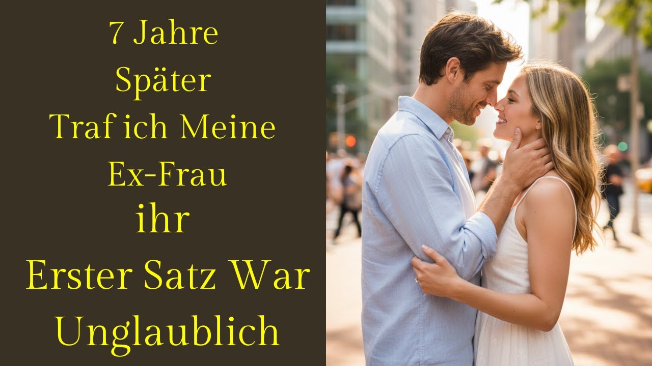 7 Jahre später traf ich meine Ex-Frau – ihr erster Satz war unglaublich