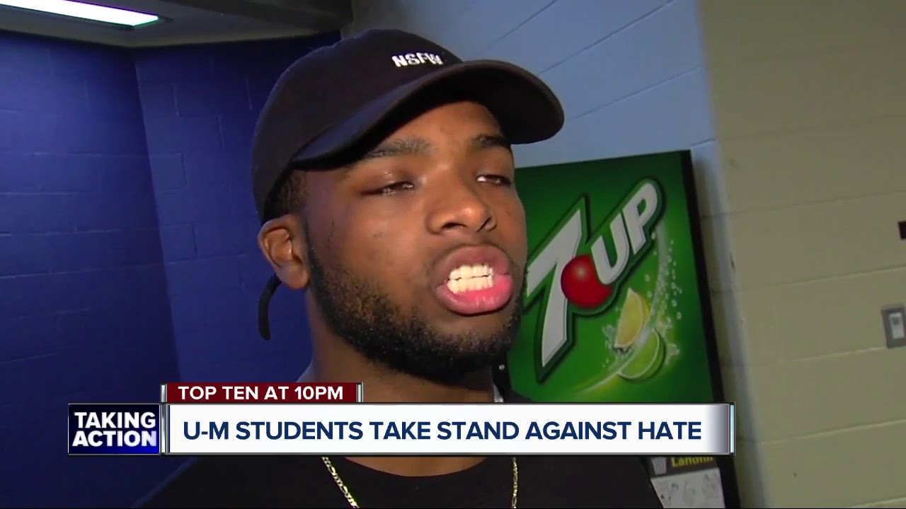 University of Michigan students take a stand against racist incidents on campus