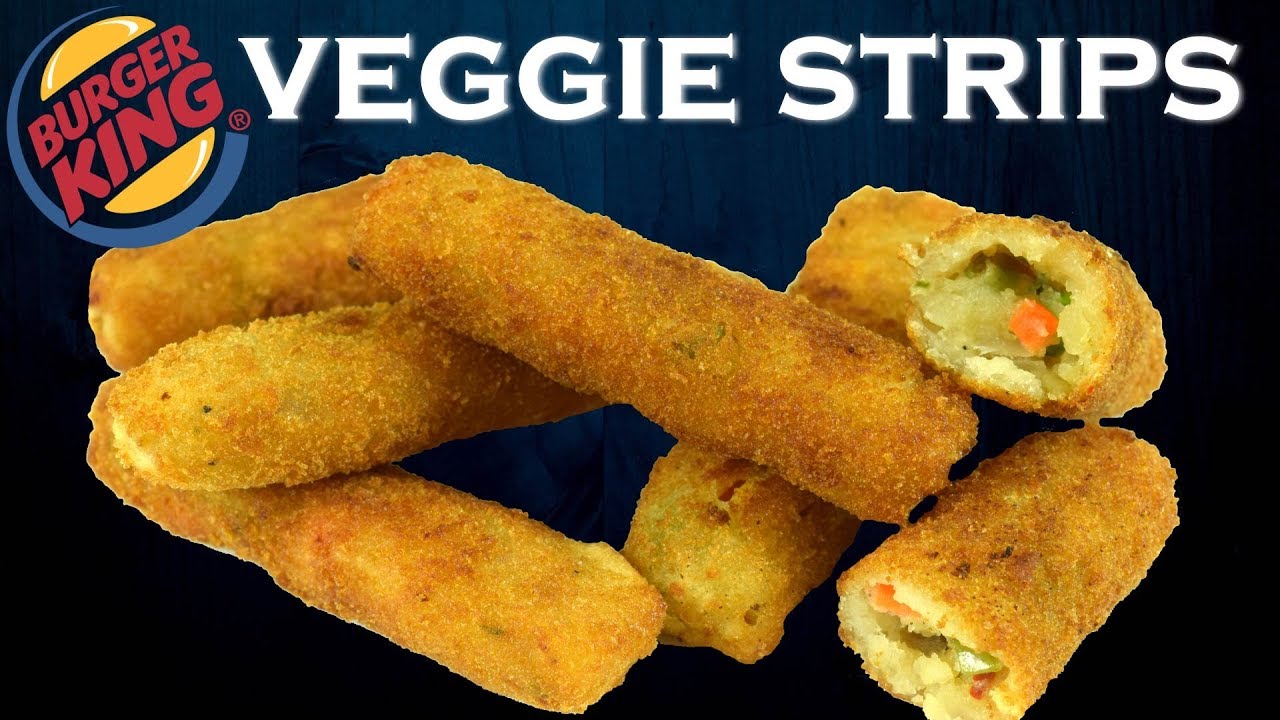 Make Veggie Strips like Burger King at home| Veg Strips| Quick & Easy Evening Snack| Yummylicious