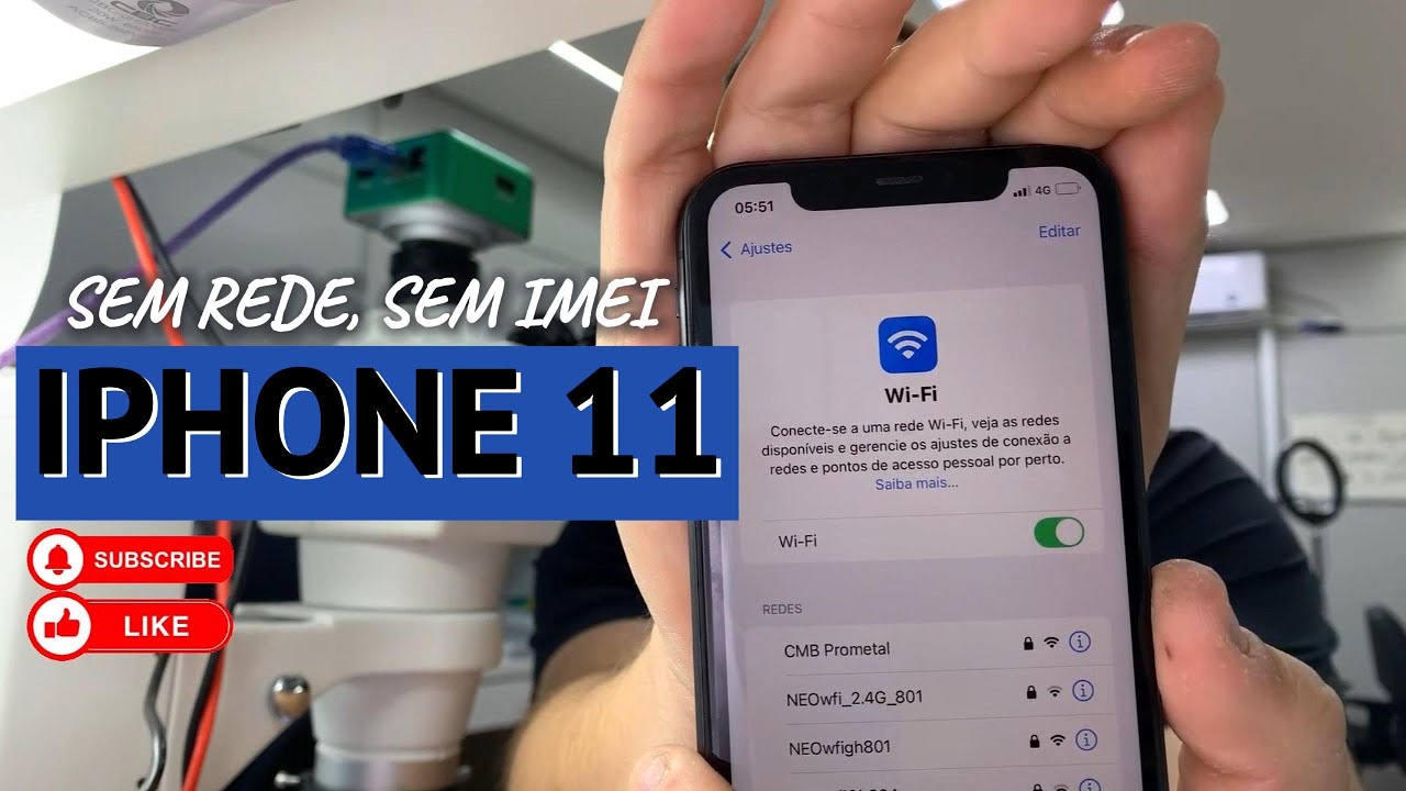 IPHONE 11 SEM REDE SEM IMEI - REPARO COMPLETO