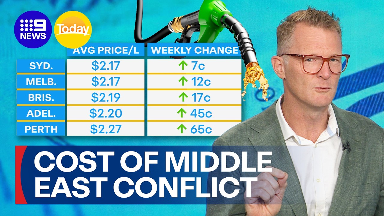 Australians told to brace for more cost-of-living blows over Middle East conflict | 9 News Australia
