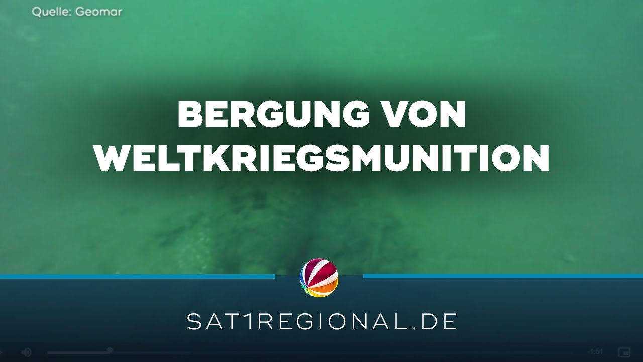 Pilotprojekt: Bergung von Weltkriegsmunition in Lübecker Bucht startet