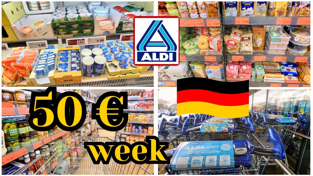 🇩🇪  50 € Grocery Shopping at Aldi in Germany | Prices 2025 | Weekly Budget for a Couple