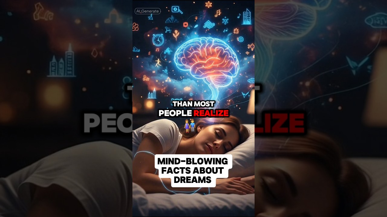 MIND-BLOWING FACTS ABOUT DREAMS. #viralfacts #youtubeshorts #dreams #science #viralvideos #mindblown