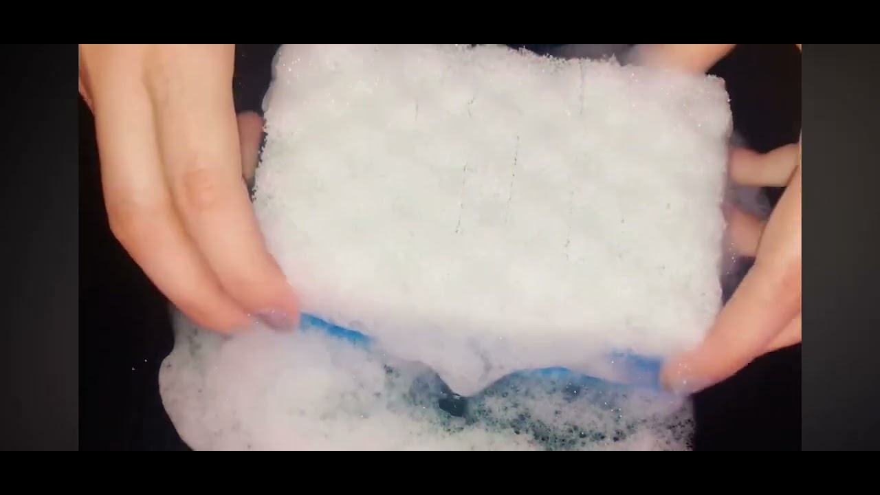 ASMR sponge🥱 #relax #sponge