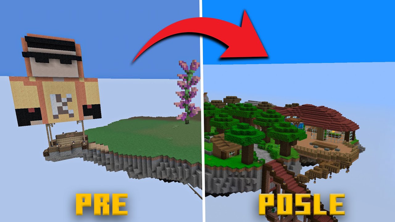 PRETVORIO SAM PRAZNO OSTRVO U SELO! - FloxyCraft MiniSezona