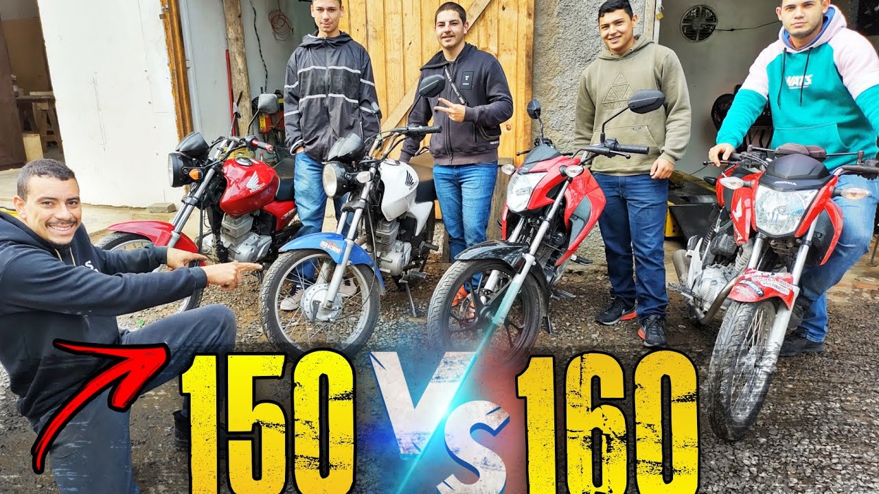 QUAL ANDA MAIS, 150 OU 160? DESCUBRA AQUI