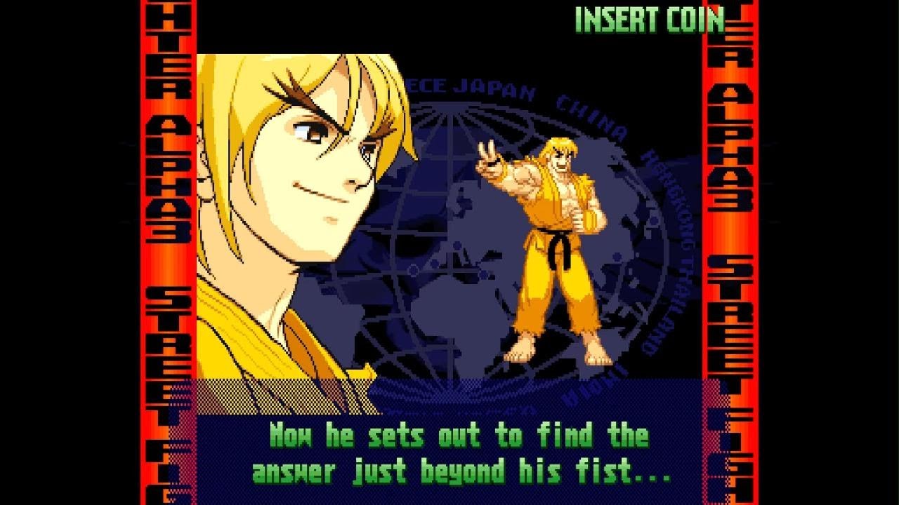 Street Fighter Alpha 3 Ken vs Sagat