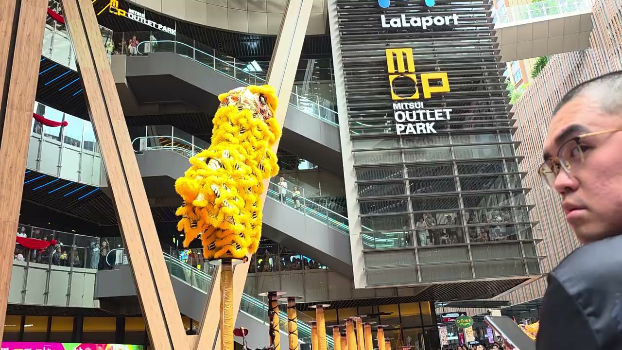 Lion Dance competition 18 Jan 2026 Lalaport BBCC