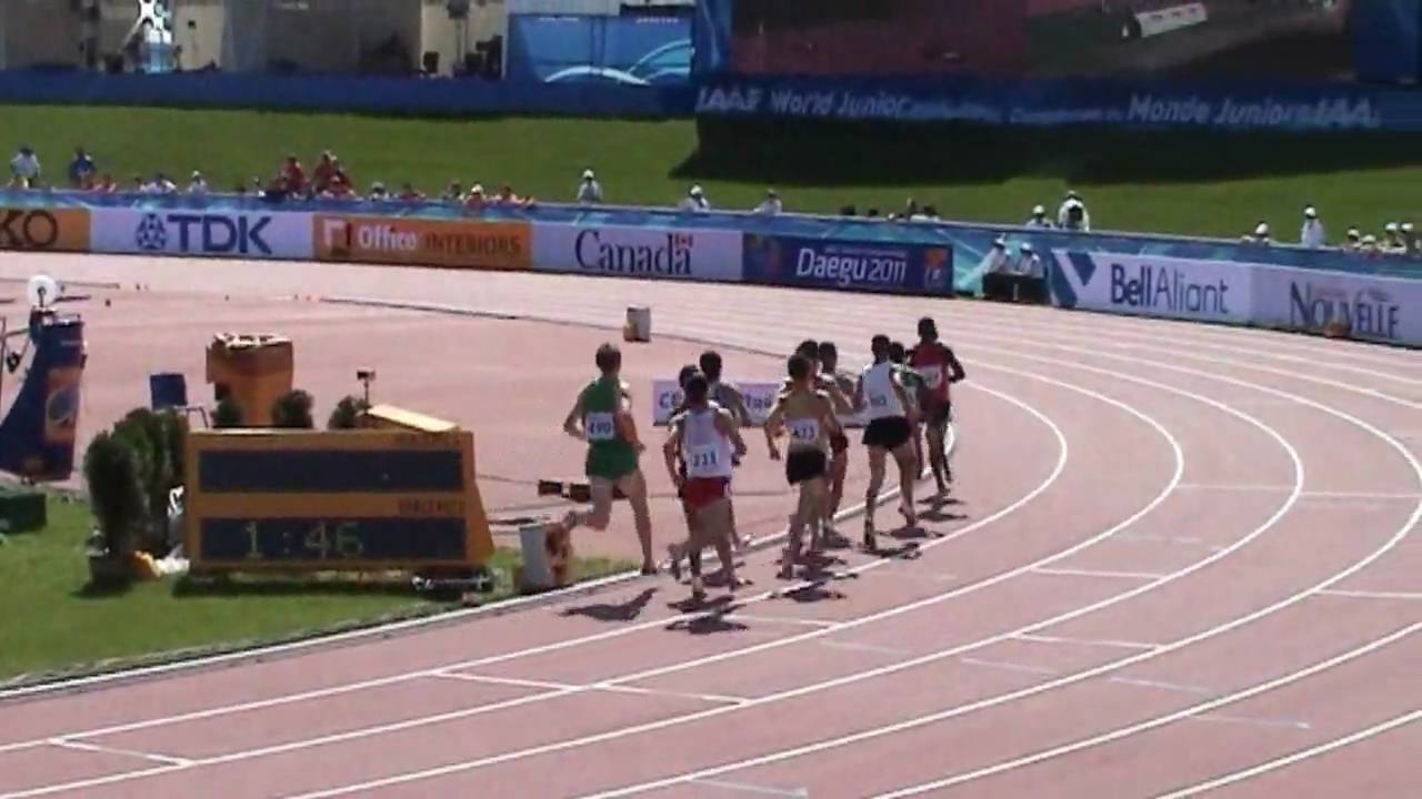 IAAF World Junior Championships Moncton 2010 - 1500m men heat 1 - Lauf 1