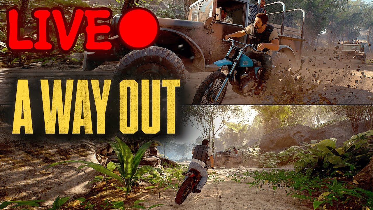 Finding A Way Out of PRISON with Merlin (Full Game)! | A Way Out Livestream