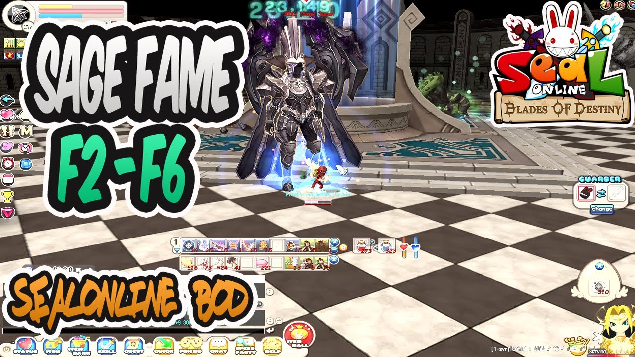 Gunner Solo Sage Normal [Fame - Gold Samael Ticket] F2 ~ F6 Seal Online Blades Of Destiny