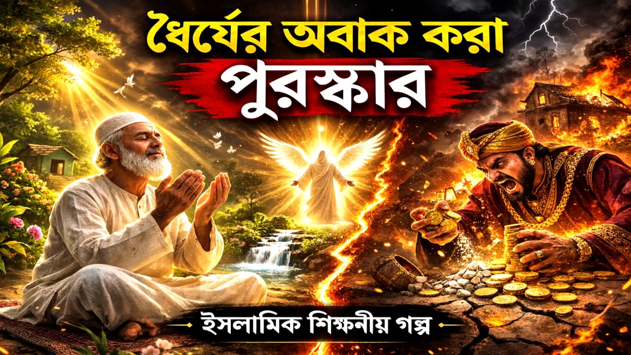 ধৈর্য ও অহংকারের করুণ পরিণতি | এক নিষ্ঠাবান মালী ও লোভী বণিকের গল্প | Deen Audio Hub